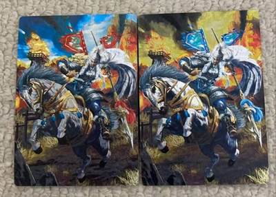 春节前倒数第二场！！龙虎卡牌-七四场（满200元包邮，无佣金，每周六结拍，欢迎送拍） - 粗闪+冷烫粗闪 奇点 五虎将马超 二工艺