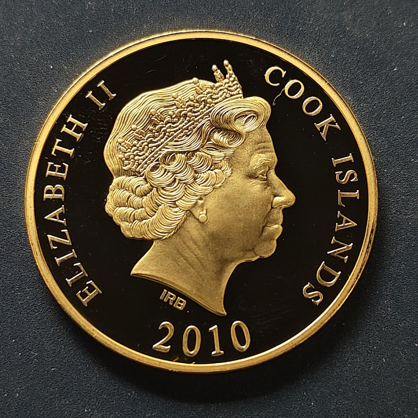 【全场包邮】纯粹捡漏拍498场-持续更新中 【少见】库克群岛2010年1元世界建筑系列德国易北音乐厅立体形精制镀金纪念币-量7500