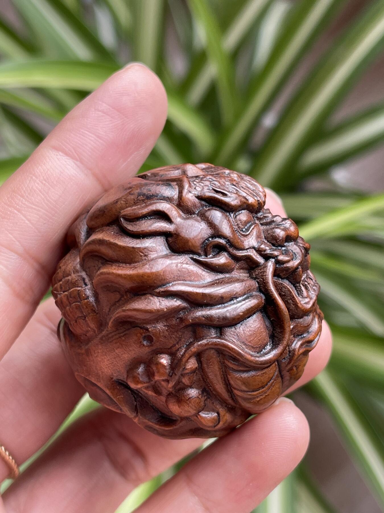 喵了个咪的第三期木器杂项小摆件拍卖 黄杨木手把件