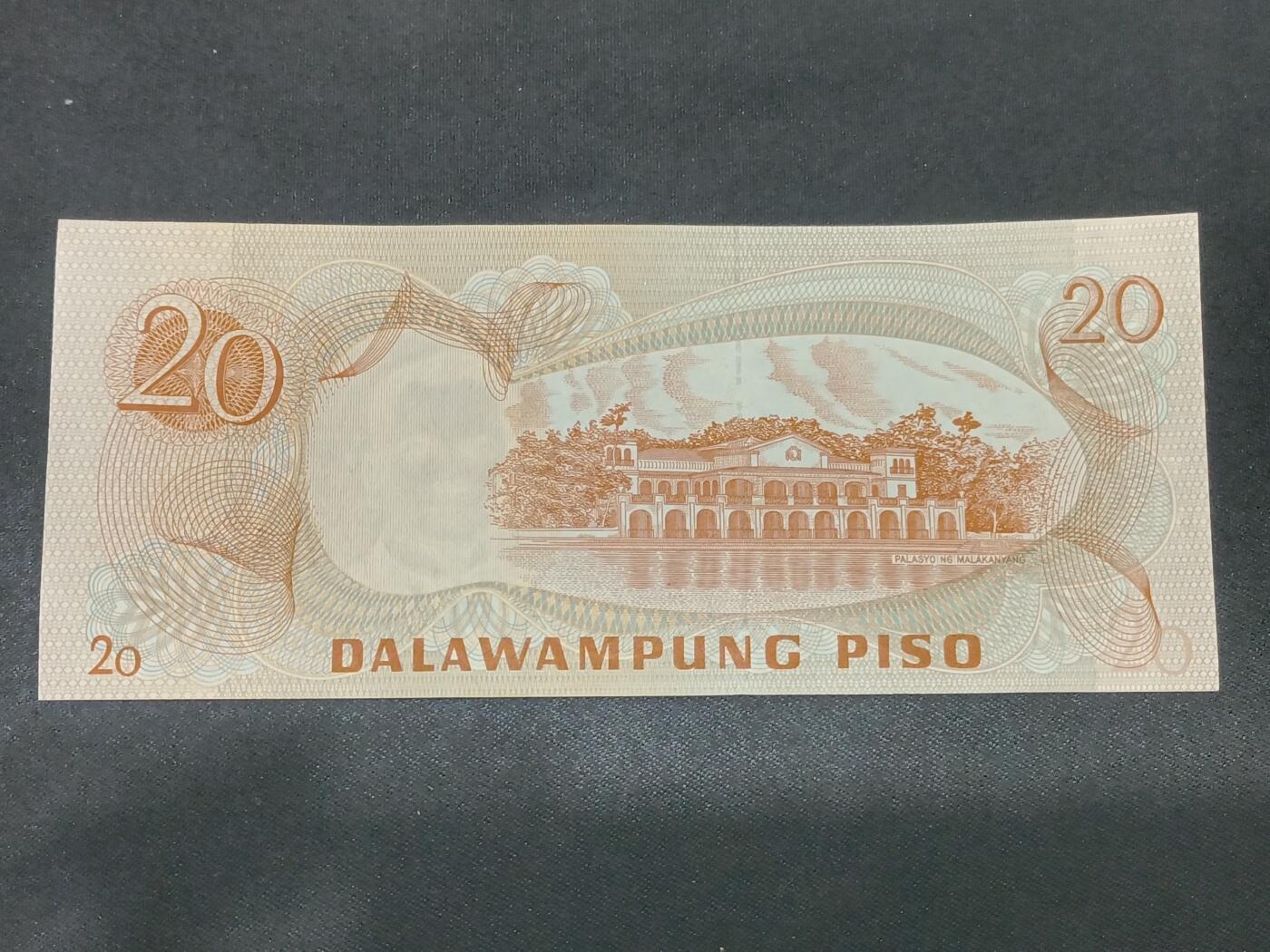 【游宝拍卖】乙巳蛇年第115期 蛇年收官场 菲律宾-20比索【1978版 全新UNC】