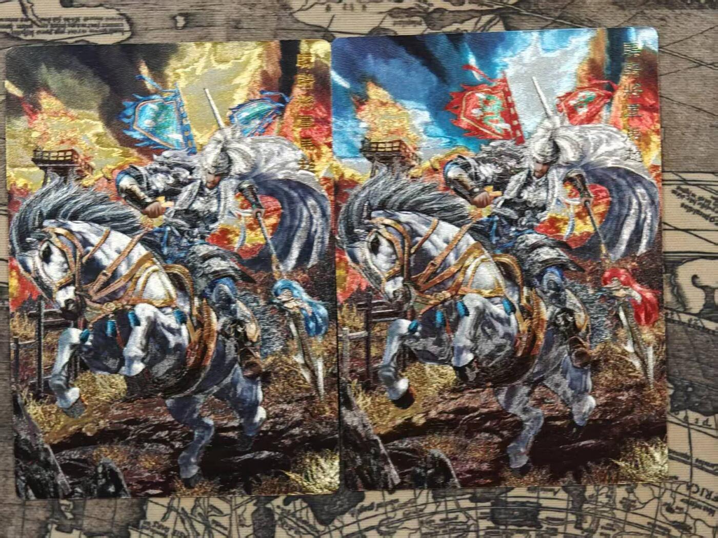 春节前倒数第二场！！龙虎卡牌-七四场（满200元包邮，无佣金，每周六结拍，欢迎送拍） 粗闪+冷烫粗闪 奇点 名将五虎马超