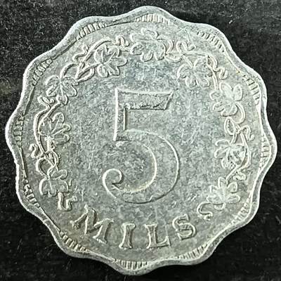 逸泉钱币2026第十四场世界各国散币纪念币A1214-1613 - 1453 马耳他5分