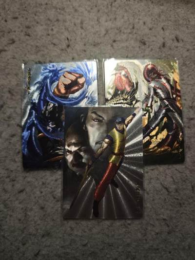 春节前倒数第二场！！龙虎卡牌-七四场（满200元包邮，无佣金，每周六结拍，欢迎送拍） - 粗闪3张 奇点 风云