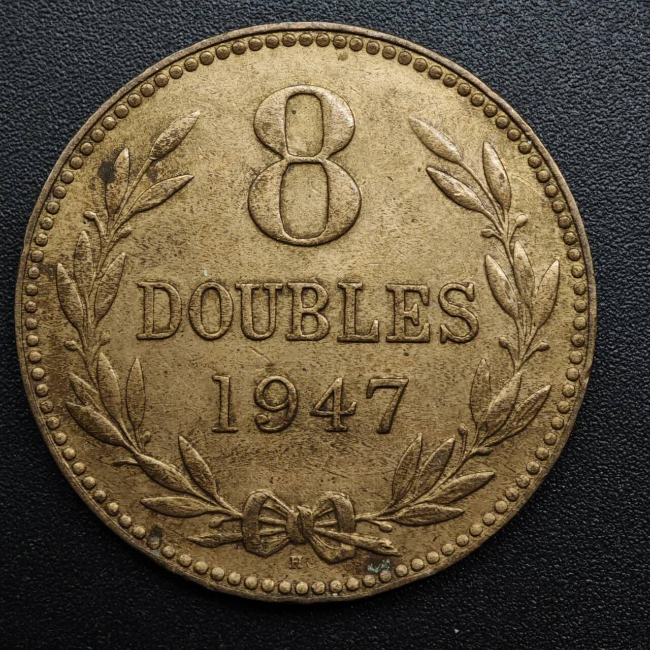 【淘币小摊】限时拍第八百五十七拍  老铜币场  满百包邮可预留两周  周一统一发货  根西岛1947年8道布铜币