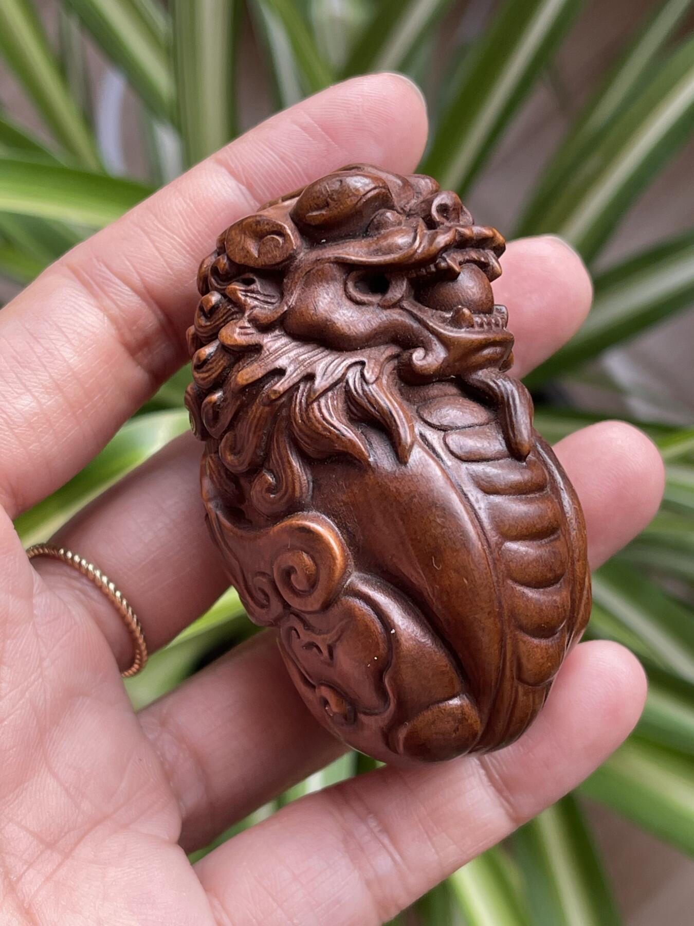 喵了个咪的第三期木器杂项小摆件拍卖 黄杨木貔貅