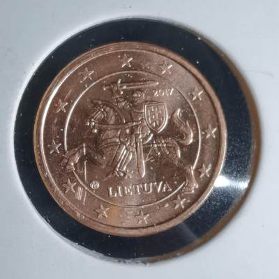 沼泽如烟--第980场 - 立陶宛2017年1欧分