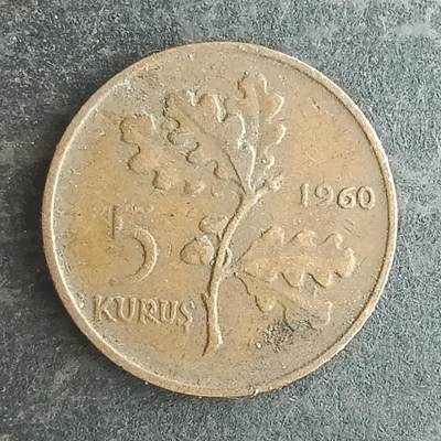 逸泉钱币2026第十四场世界各国散币纪念币A1214-1613 - 1601土耳其5库鲁