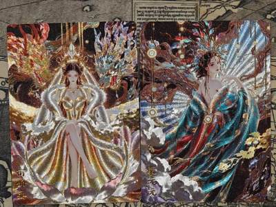 春节前倒数第二场！！龙虎卡牌-七四场（满200元包邮，无佣金，每周六结拍，欢迎送拍） - 粗闪2张 奇点 雨师妾&蒙沅沅