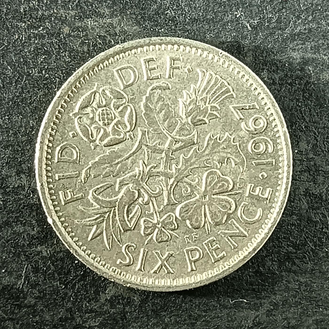 逸泉钱币2026第十四场世界各国散币纪念币A1214-1613 1491 英国6便士