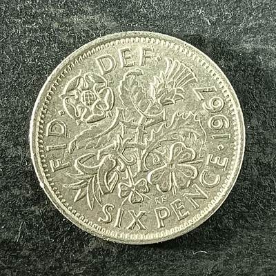 逸泉钱币2026第十四场世界各国散币纪念币A1214-1613 - 1491 英国6便士