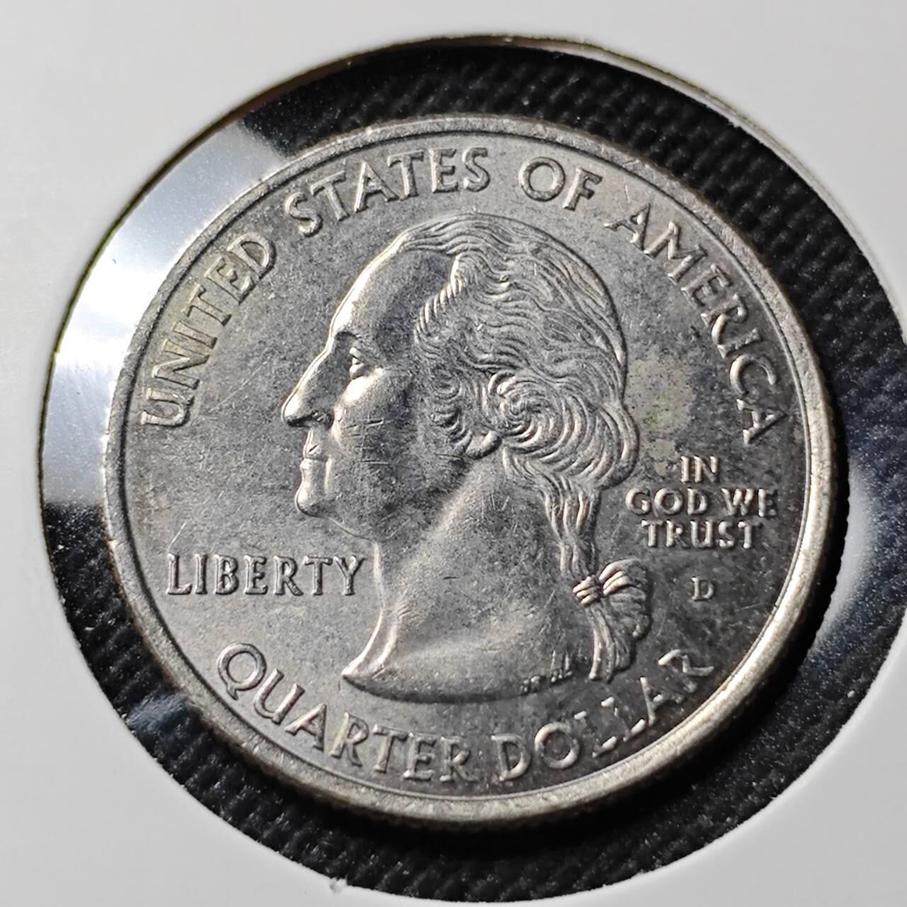 KK钱币收藏小铺  第390期  2月预留时间 周末发货  美国25分纪念币