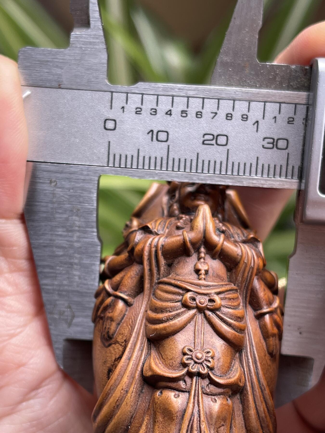 喵了个咪的第三期木器杂项小摆件拍卖 黄杨木千手观音