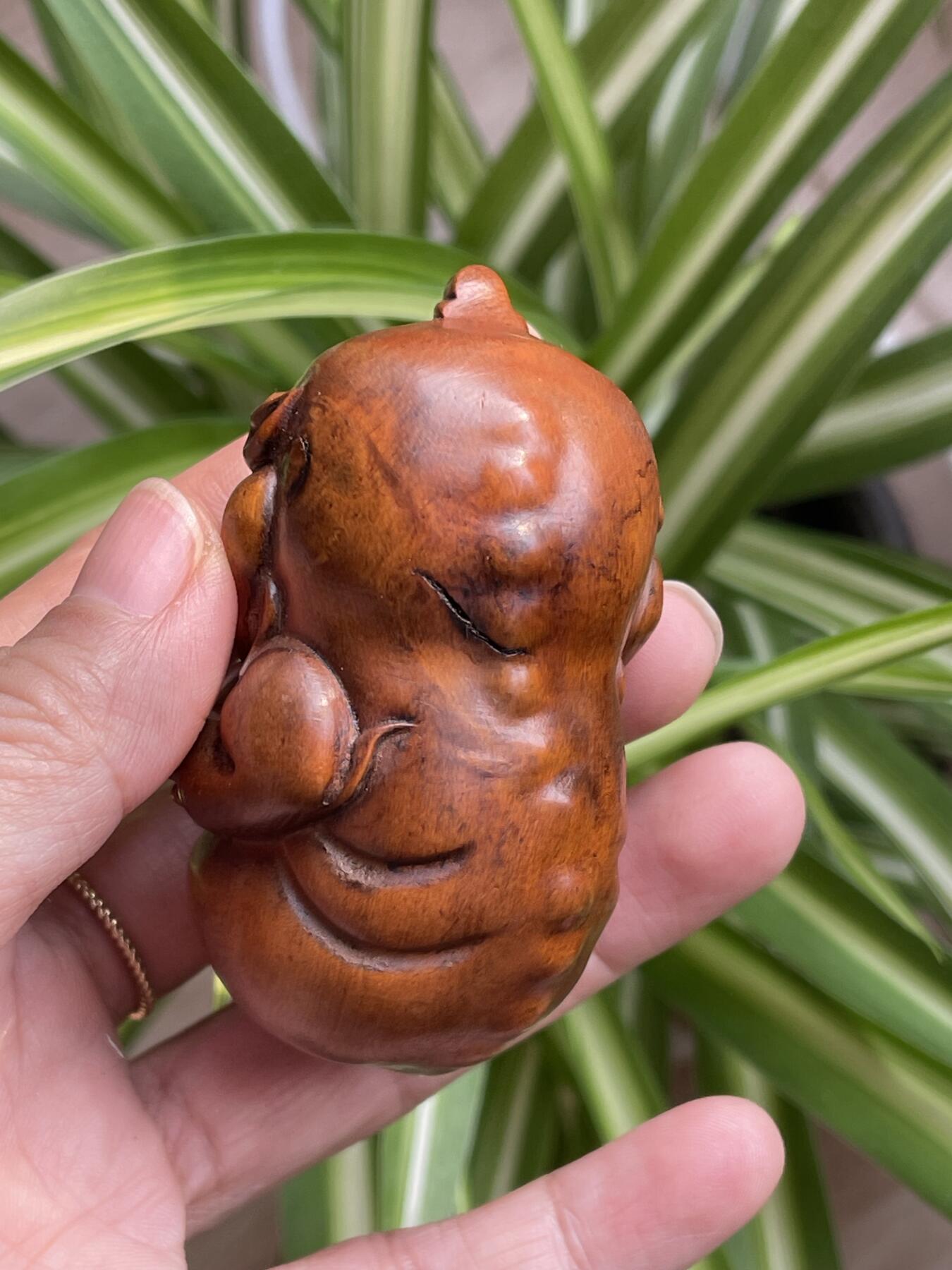 喵了个咪的第三期木器杂项小摆件拍卖 黄杨木有求必应