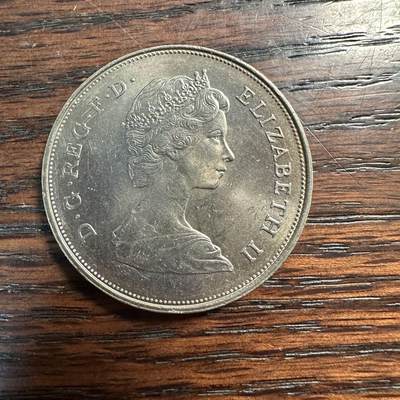 蒂克钱币-第58场 外国散币 奥运/博览会纪念章免佣限时拍 - 1981年英国查尔斯王子与戴安娜王妃大婚25便士克朗型纪念币