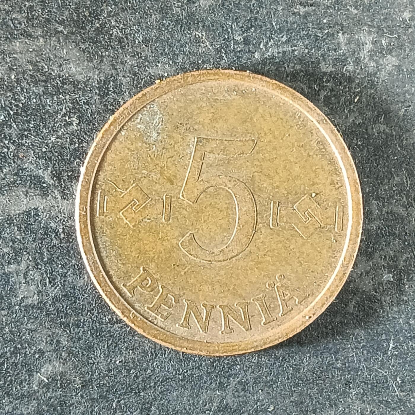 逸泉钱币2026第十四场世界各国散币纪念币A1214-1613 1603芬兰5分