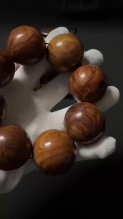 零元拍：海南黄花梨 霸气大手珠 35MM 霸气吧