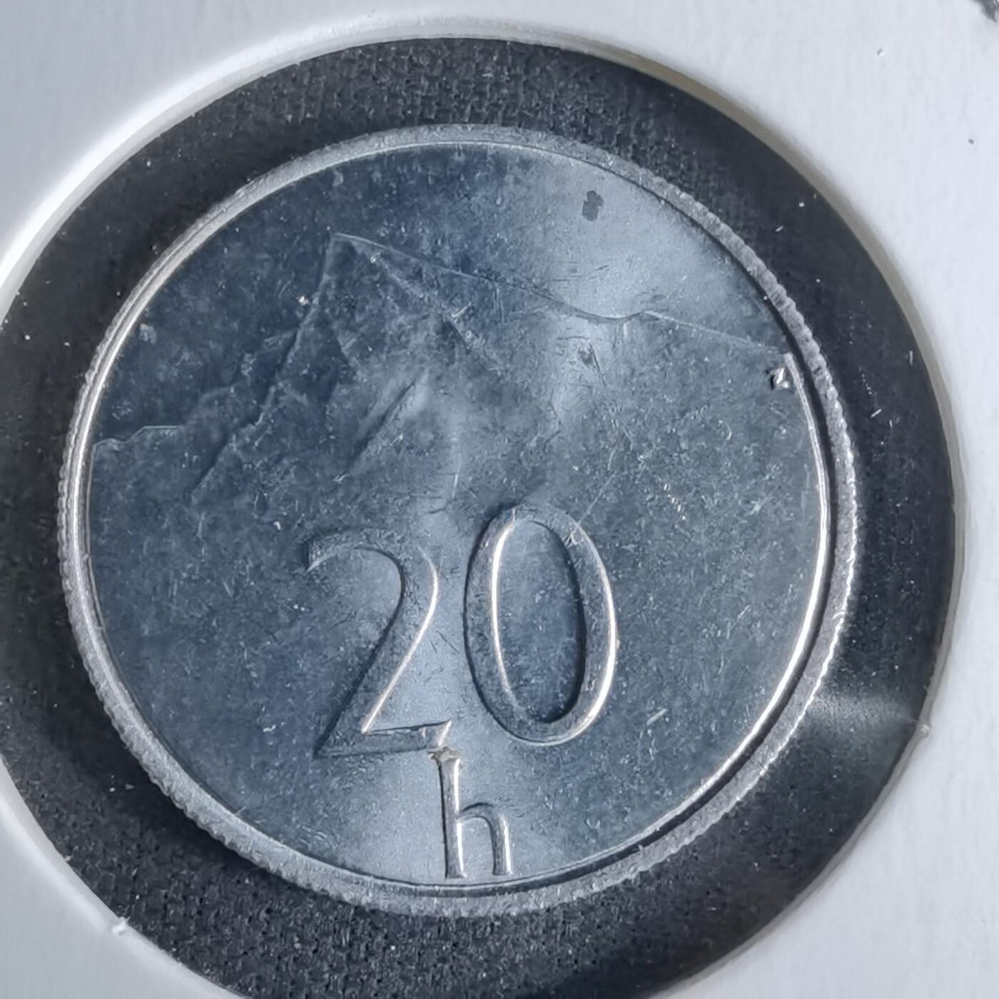 沼泽如烟--第979场 斯洛伐克1993年20赫勒