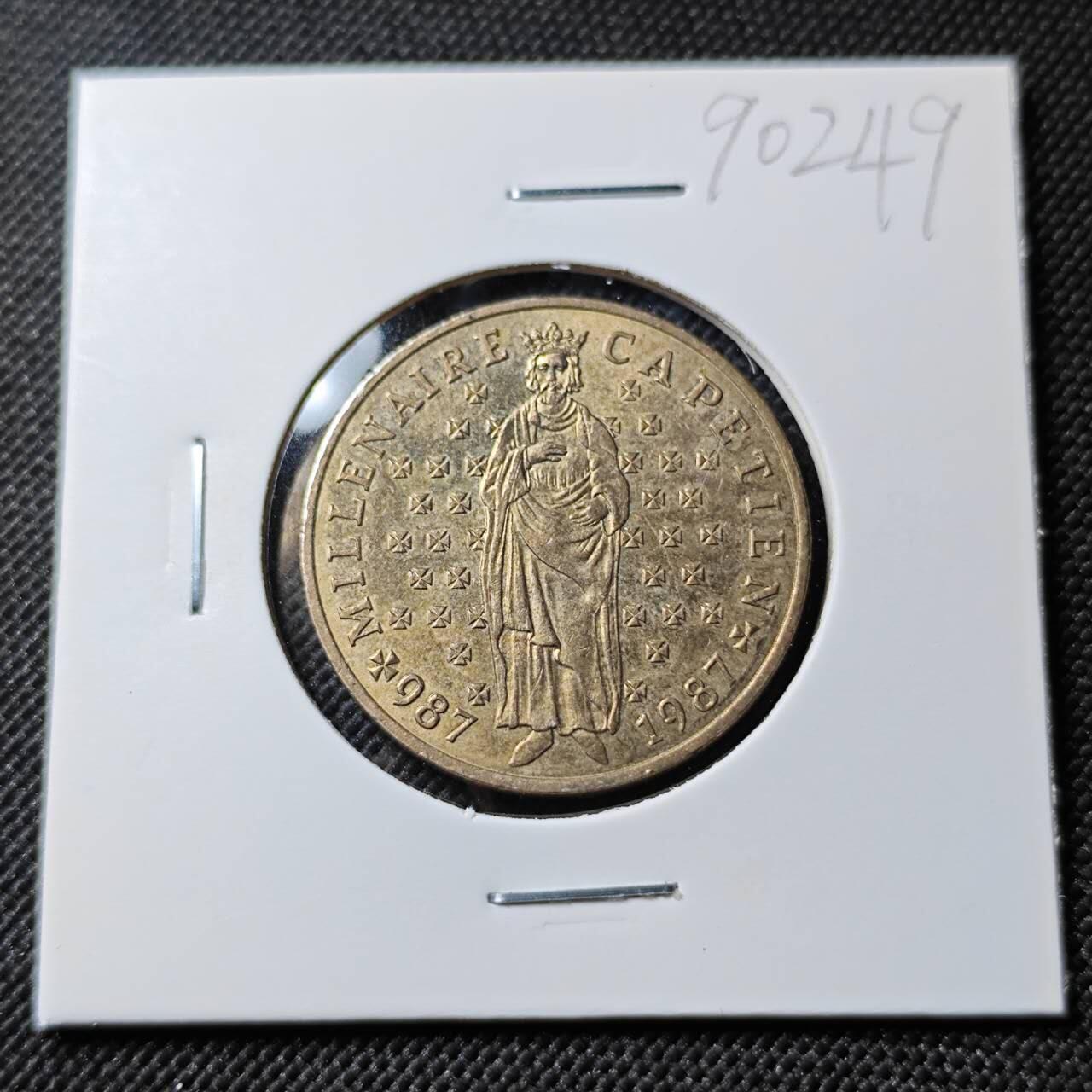 KK钱币收藏小铺  第390期  2月预留时间 周末发货  1987法国10法郎纪念币