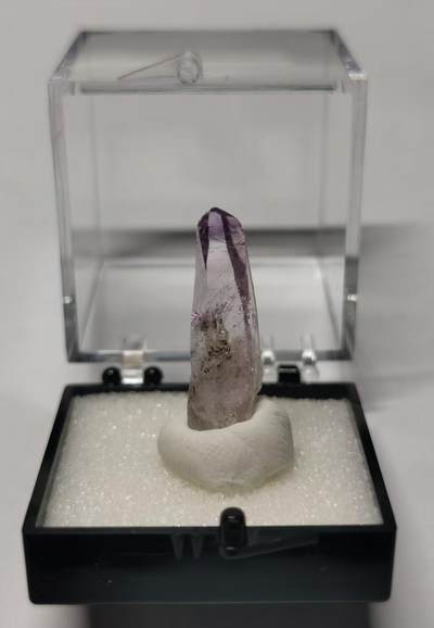 七河·世界币章矿标杂件每周小拍（总第36期）（周一结标） - 藏家出品X674（3） 墨西哥克鲁兹水晶矿标 盒子矿 本件拍品由合作藏家负责邮寄