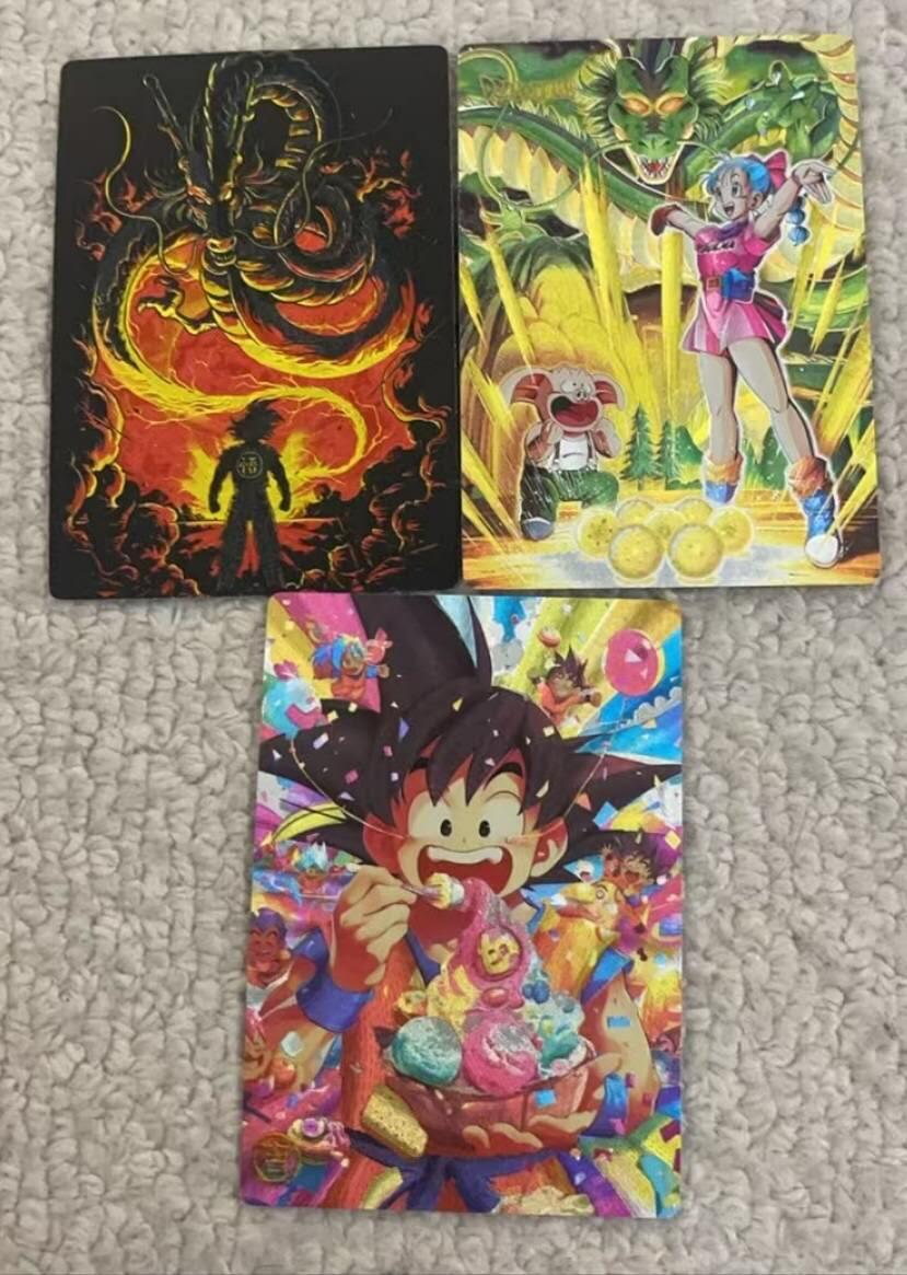 春节前倒数第二场！！龙虎卡牌-七四场（满200元包邮，无佣金，每周六结拍，欢迎送拍） 粗闪3张 奇点 龙珠