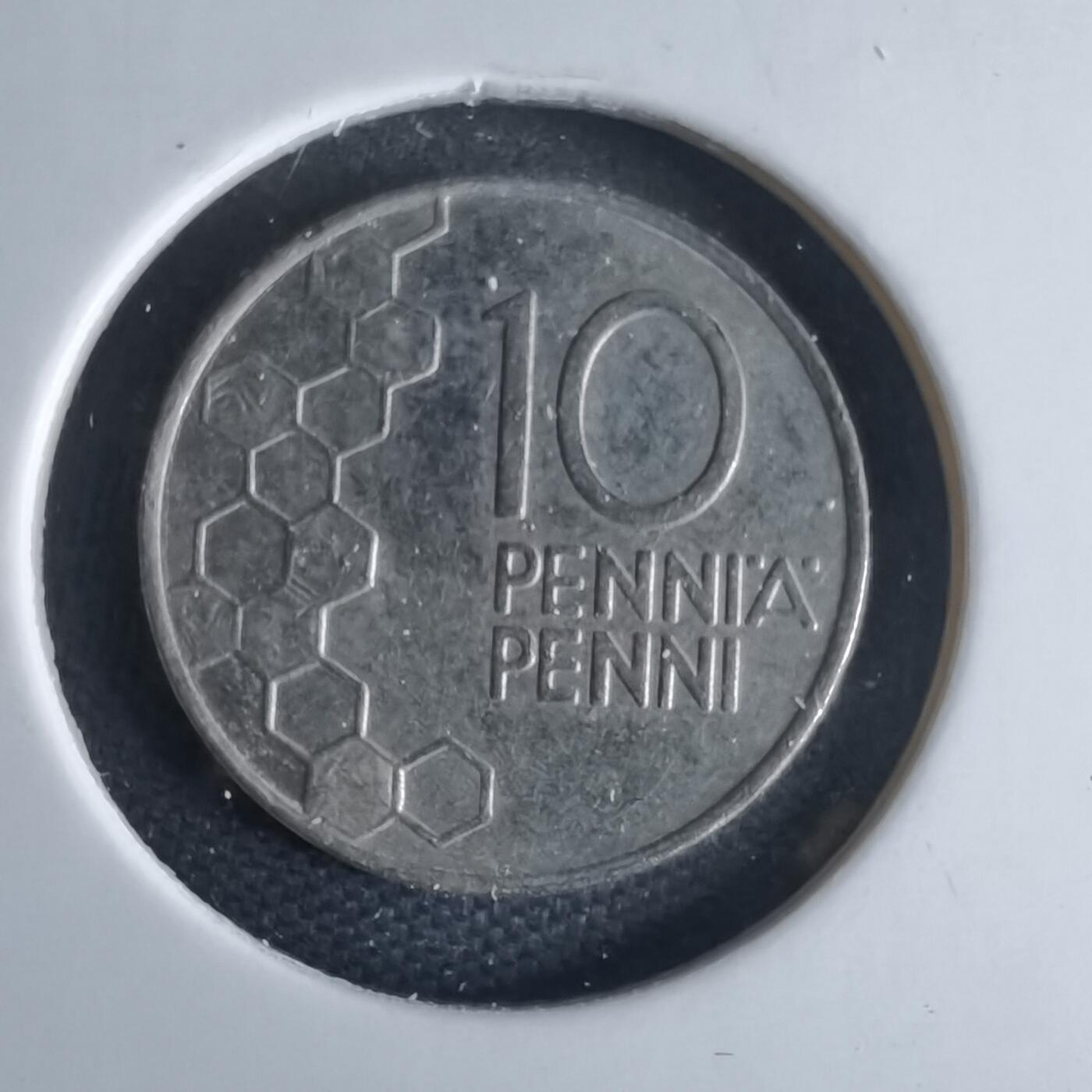 沼泽如烟--第980场 芬兰1991年10芬尼