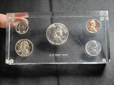 KK钱币收藏小铺  第400期  百期特拍（四拍之四）2月预留时间 周末发货 -  1963美国精制套币摆件 含3枚精制高银银币！