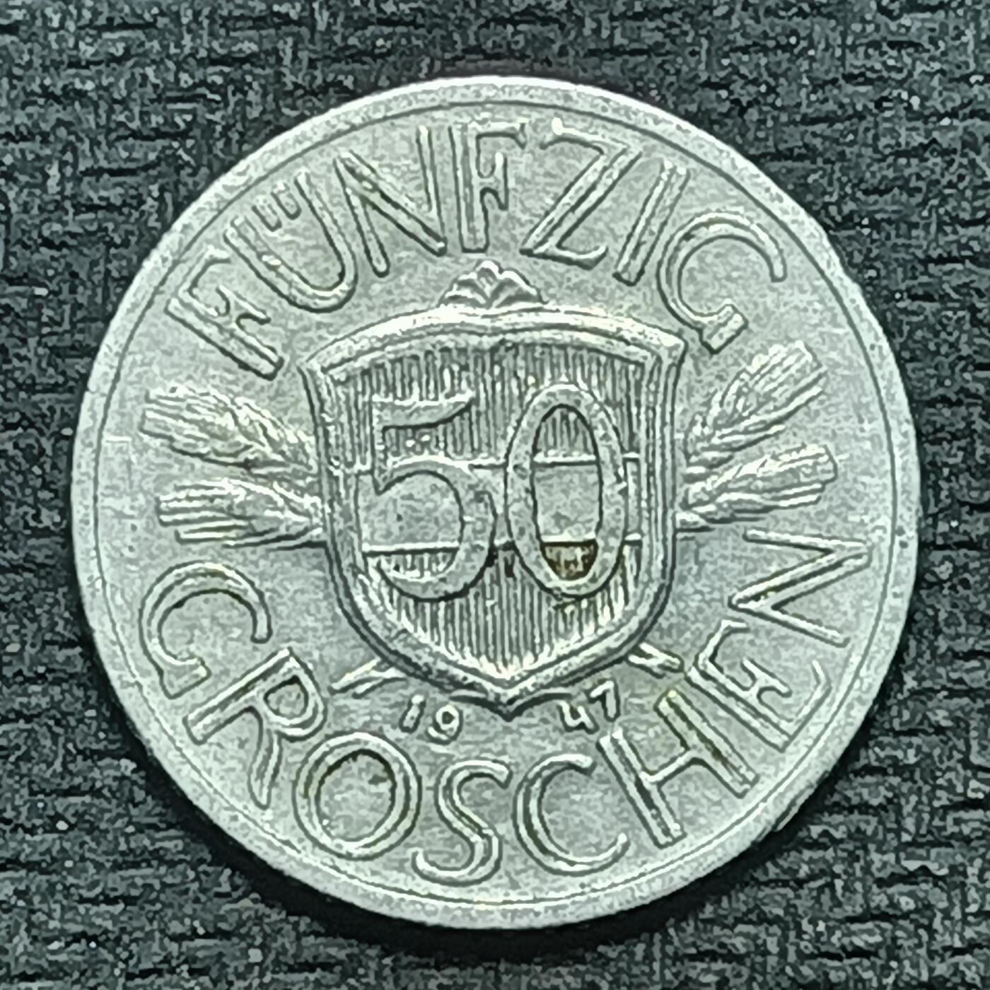 逸泉钱币2026B世界钱币纪念币纸币第八组B831-1230 973奥地利50格罗申