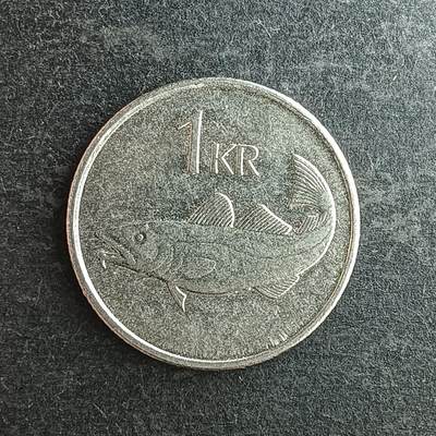 逸泉钱币2026第十四场世界各国散币纪念币A1214-1613 - 1475 冰岛1克郎