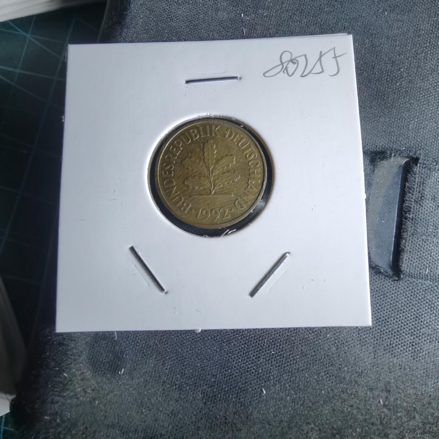 沼泽如烟--第980场 德国1992年5芬尼