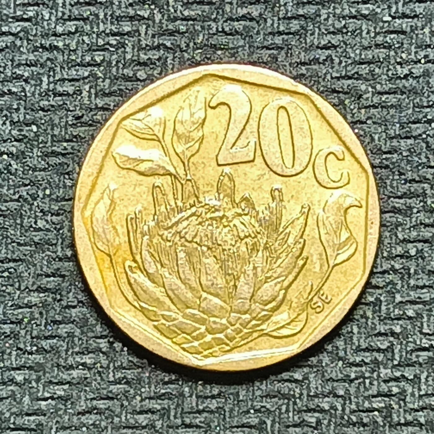 逸泉钱币2026B世界钱币纪念币纸币第八组B831-1230 949南非20分