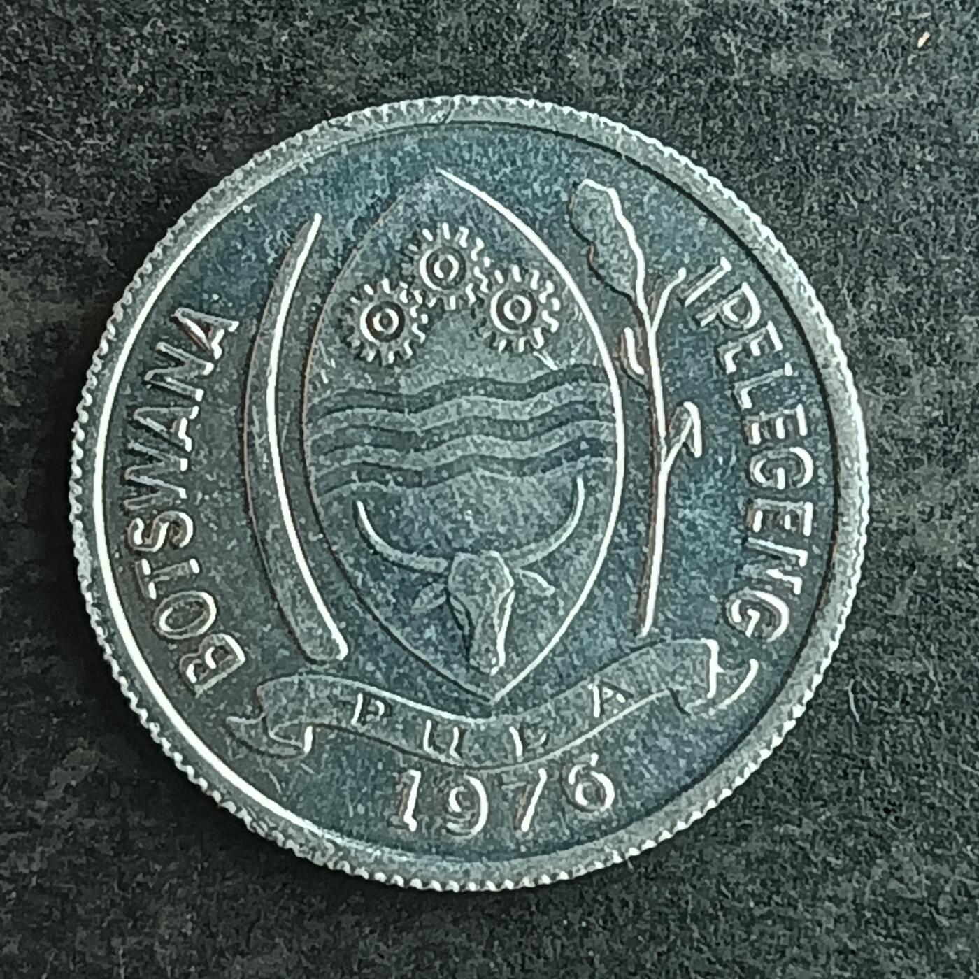 逸泉钱币2026第十四场世界各国散币纪念币A1214-1613 1528 博茨瓦纳1西比铝币