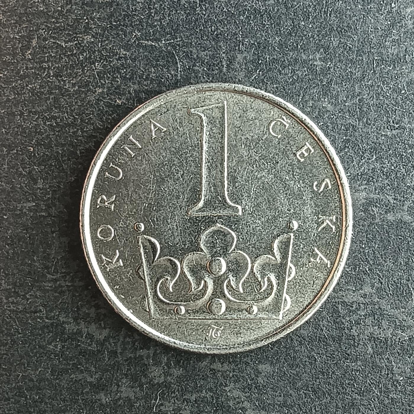 逸泉钱币2026第十四场世界各国散币纪念币A1214-1613 1548 捷克1克郎