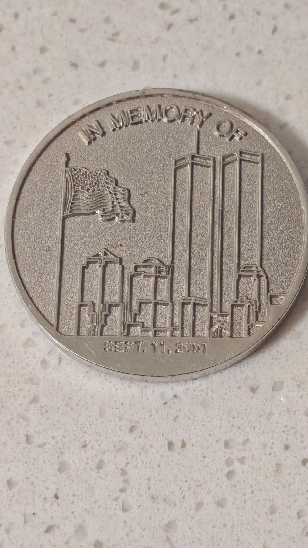 纪念章 美国911纪念章一枚自辩