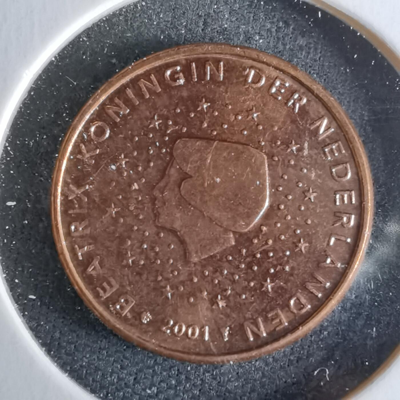 沼泽如烟--第979场 荷兰2001年1欧分