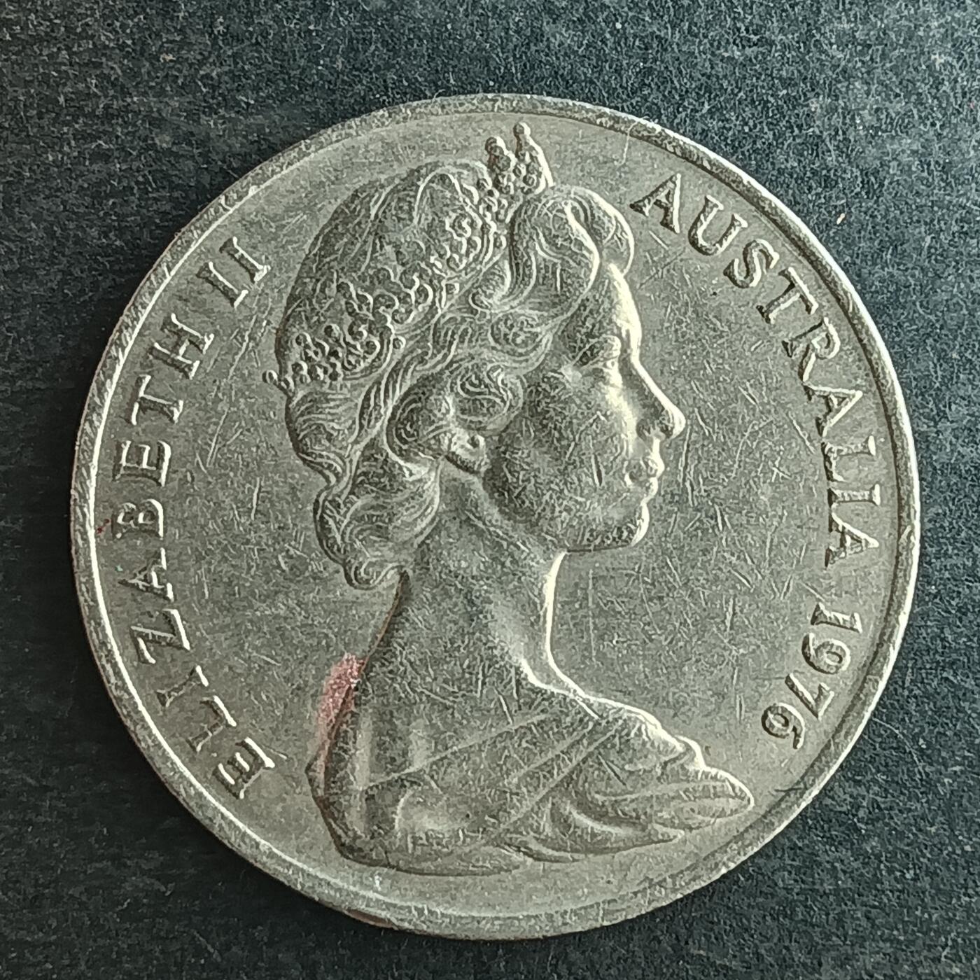 逸泉钱币2026第十四场世界各国散币纪念币A1214-1613 1820 澳大利亚20分硬币