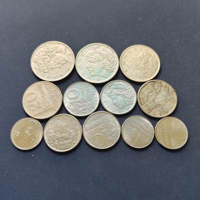 【全场包邮】纯粹捡漏拍498场-持续更新中 - 巴西各年份散币12枚一组