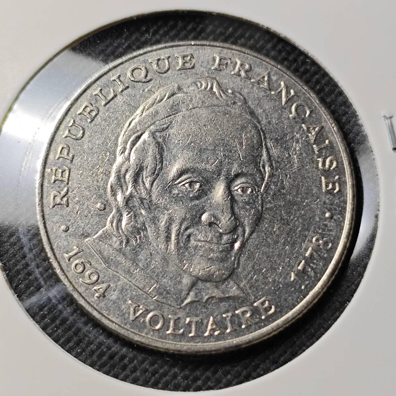 KK钱币收藏小铺  第390期  2月预留时间 周末发货  法国5法郎纪念币