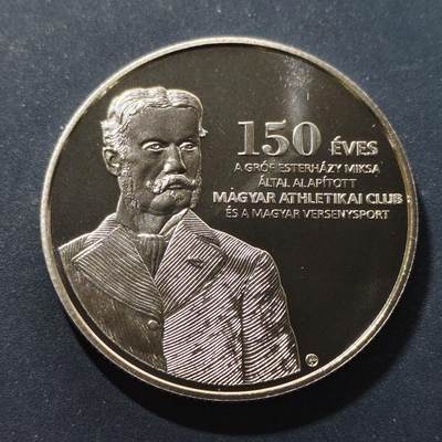 【全场包邮】纯粹捡漏拍499场-持续更新中 - 【少见】匈牙利2025年3000福林匈牙利田径俱乐部和匈牙利竞技体育150年纪念币-量5000