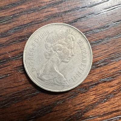 蒂克钱币-第58场 外国散币 奥运/博览会纪念章免佣限时拍 - 英国1968年 10便士