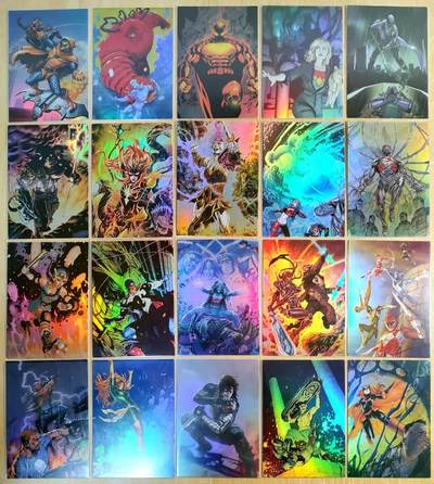 春节前倒数第二场！！龙虎卡牌-七四场（满200元包邮，无佣金，每周六结拍，欢迎送拍） - 彩闪20张 美漫卡牌 漫威+DC阵营超级英雄