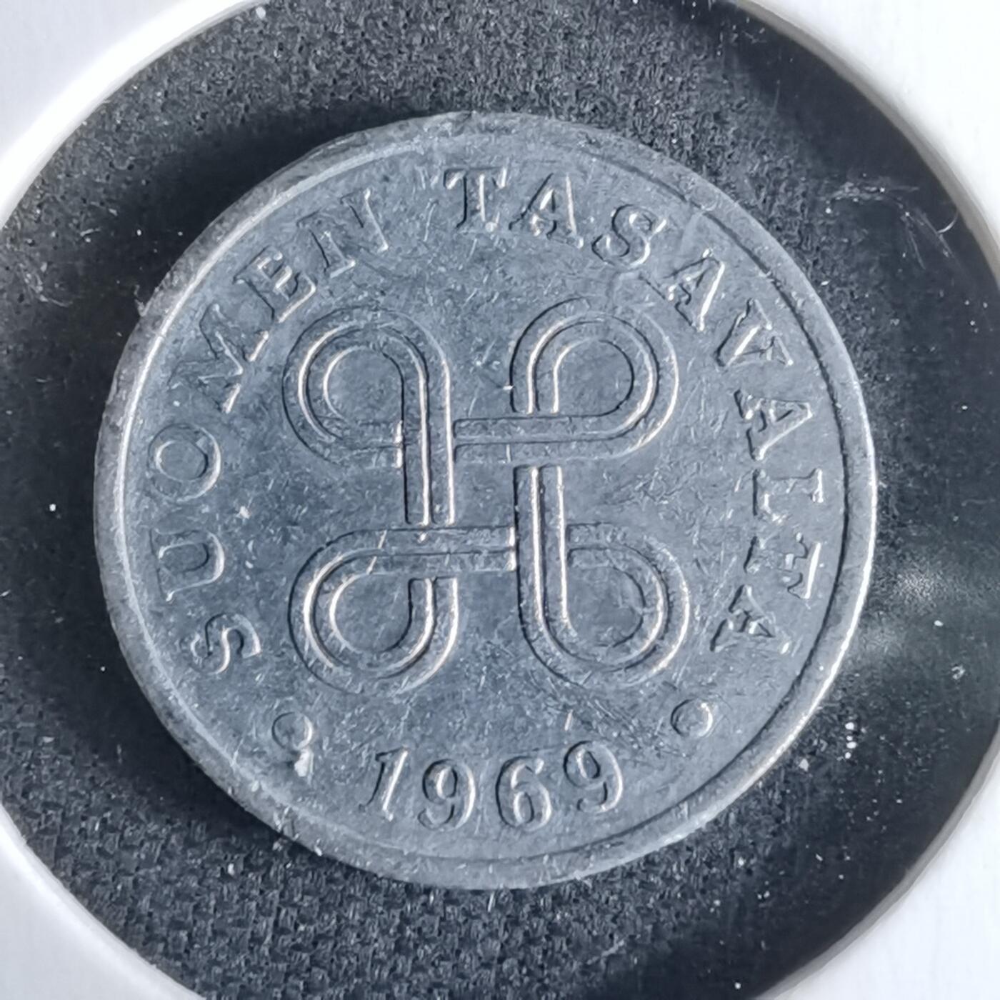 沼泽如烟--第979场 芬兰1969年1芬尼