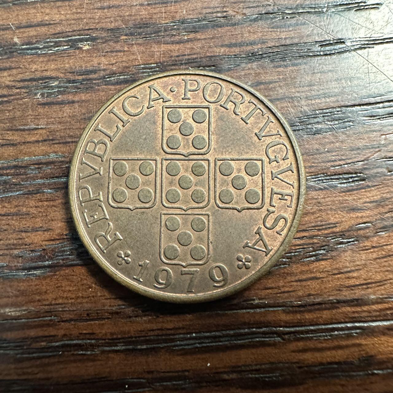 蒂克钱币-第58场 外国散币 奥运/博览会纪念章免佣限时拍 1979年葡萄牙1埃斯库多（1 Escudo）流通硬币