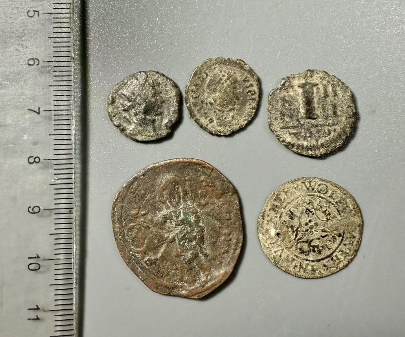 七河·世界币章小拍（总第37期）（周二结标） 罗马、拜占庭、中世纪纽伦堡钱币一组 