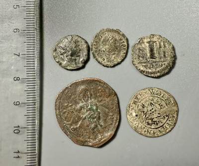 七河·世界币章小拍（总第37期）（周二结标） - 罗马、拜占庭、中世纪纽伦堡钱币一组 