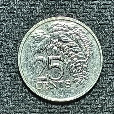 逸泉钱币2026B世界钱币纪念币纸币第八组B831-1230 - 961特立尼达和多巴哥25分