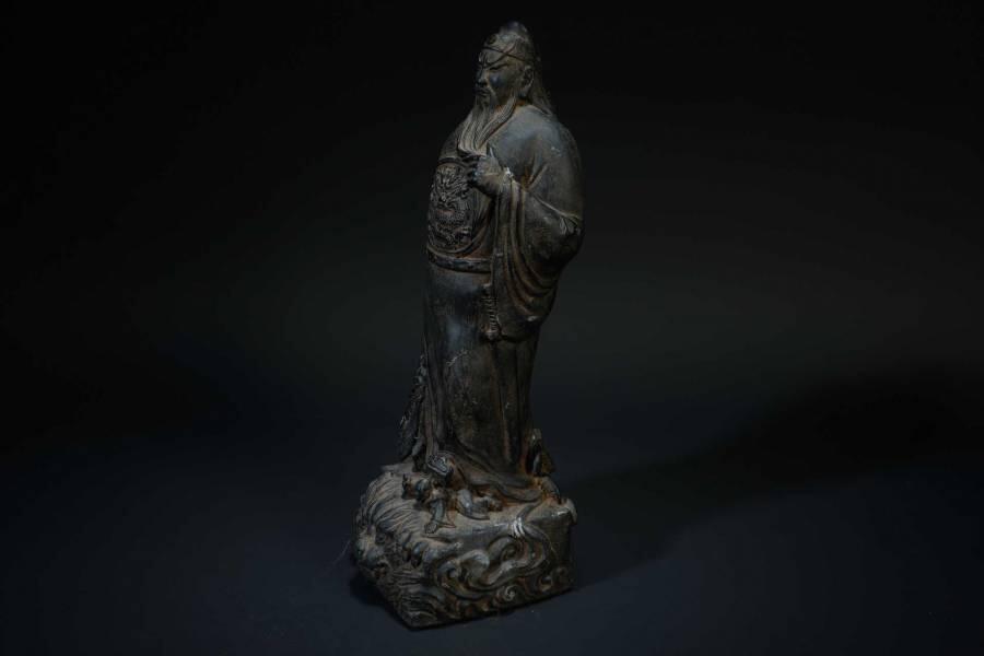 上海都达杂项专场十二（全场包邮】 石雕关公摆件83-86