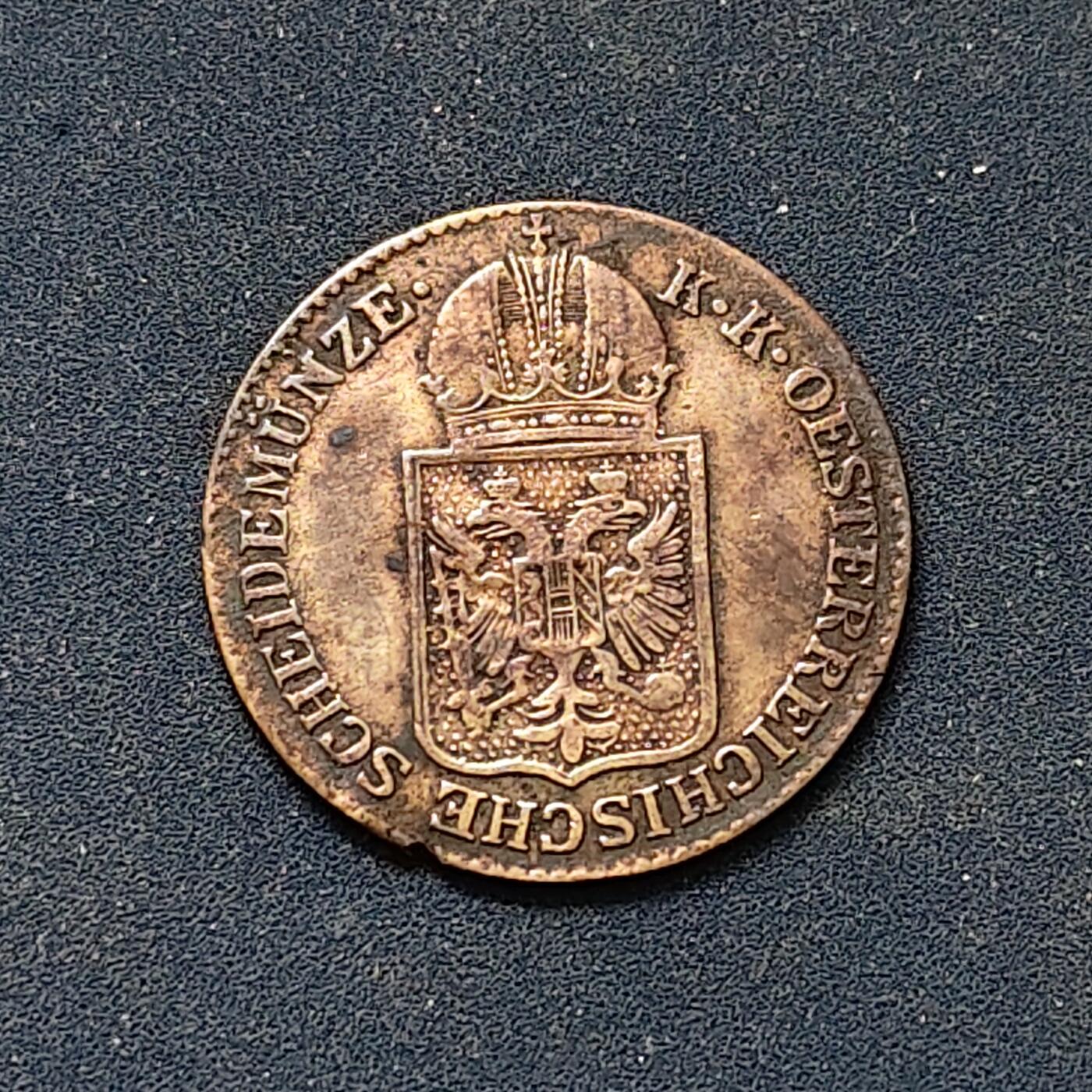 【全场包邮】纯粹捡漏拍498场-持续更新中 奥地利奥匈帝国1849年6克鲁泽银币