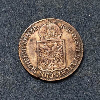 【全场包邮】纯粹捡漏拍498场-持续更新中 - 奥地利奥匈帝国1849年6克鲁泽银币