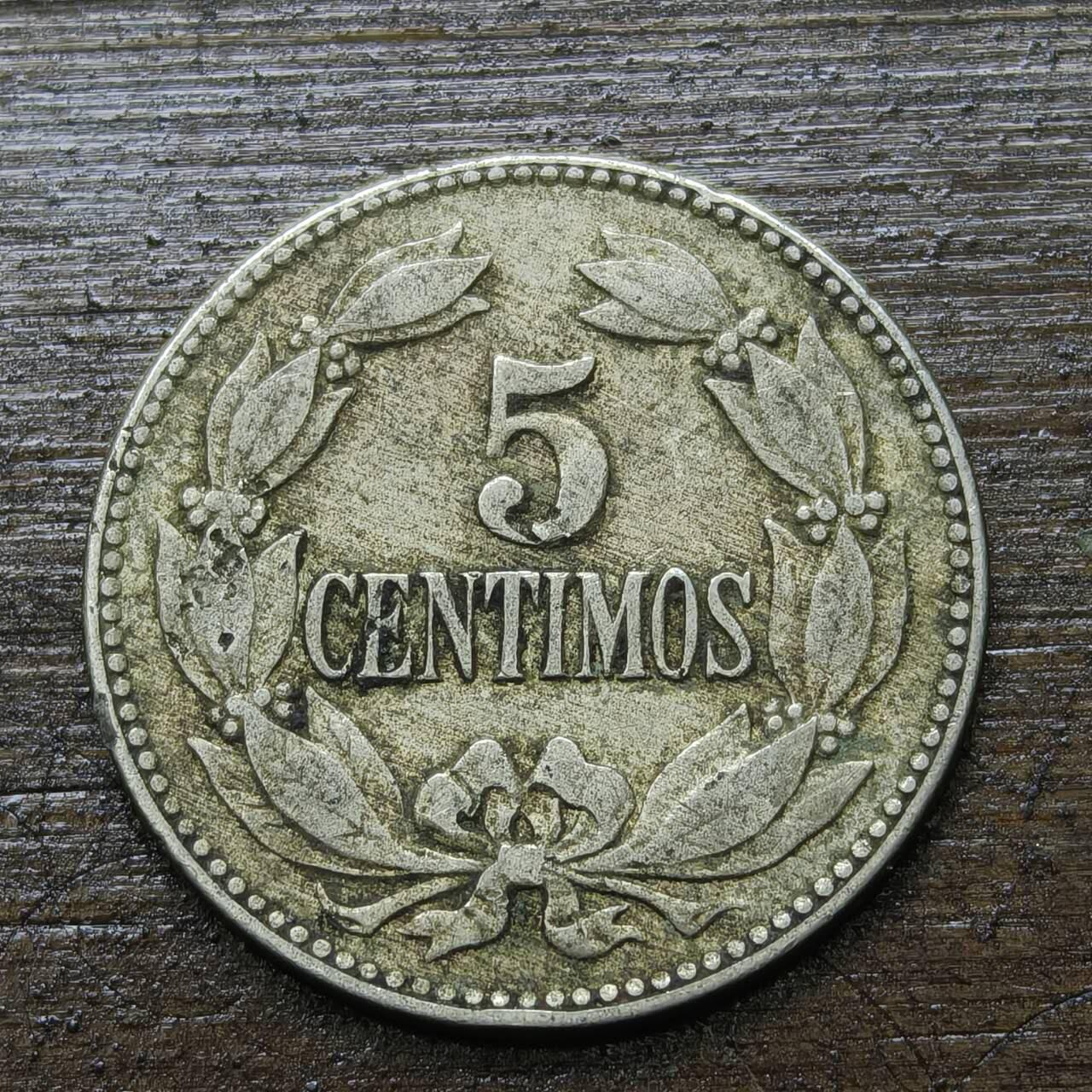 【铜匠收藏】★第142★散币专场 不寄存，30包邮。不满30元，支付5元运费。《接受代拍 代送NGC评级》 45【无寄存】委内瑞拉 1929年 5分