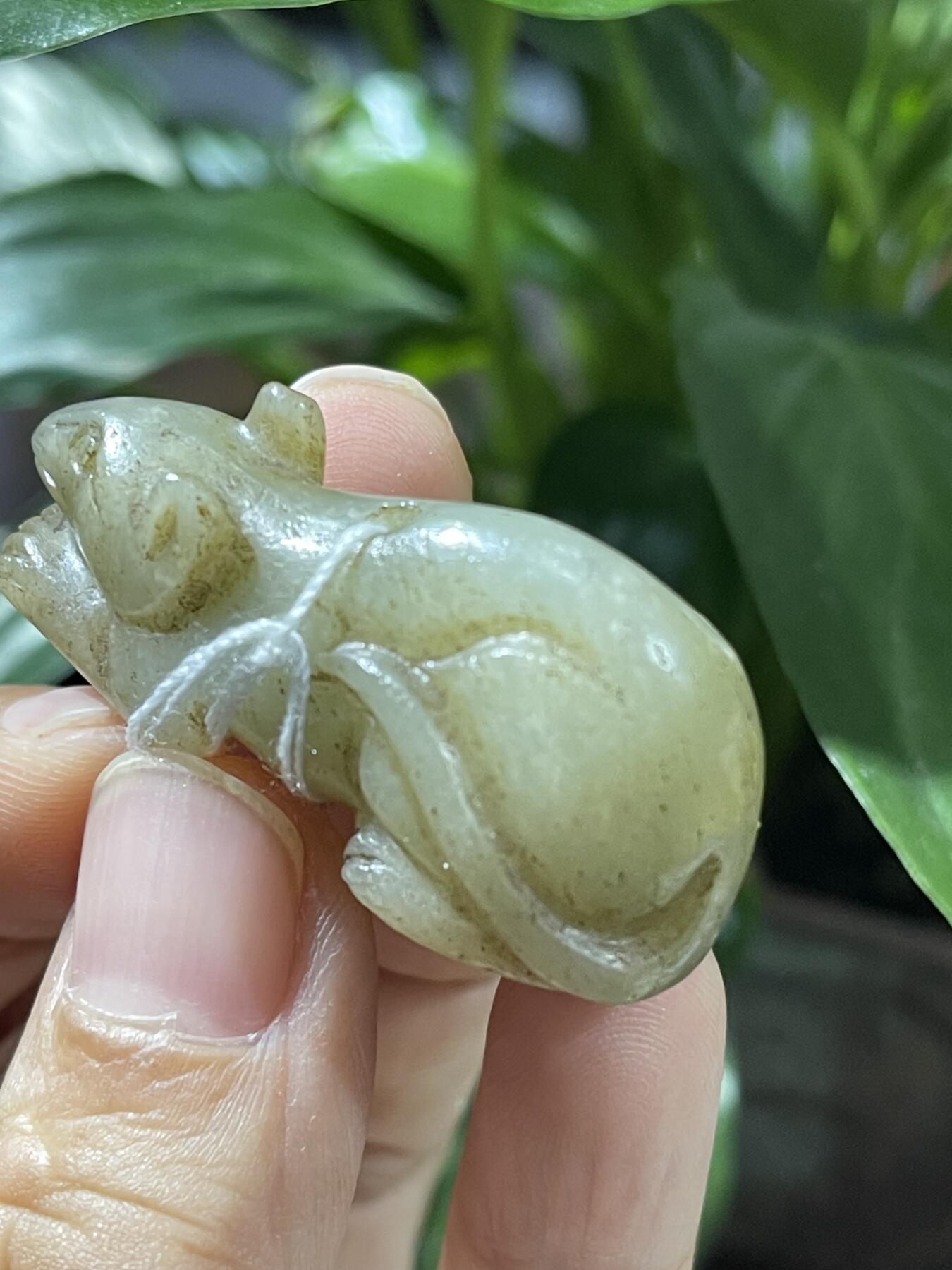 喵了个咪的第二期玉器杂项拍卖 和田玉老鼠